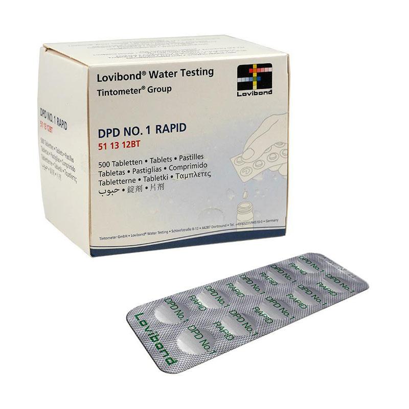 lovibond refill pool test kit chlorine dpd no 1 rapid 500 tablets