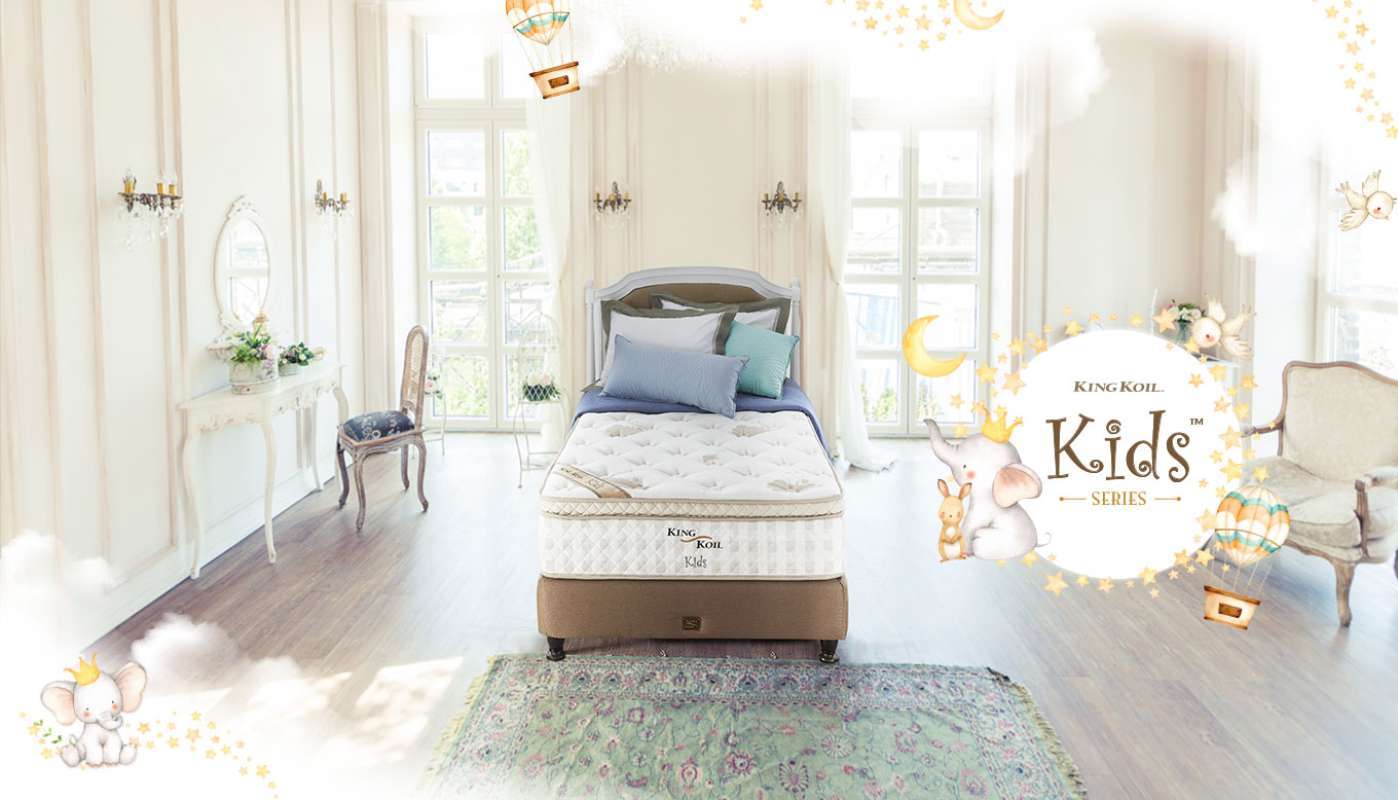 King Koil Kids Double Bed Set Springbed King Koil 2in1 Kids Duo