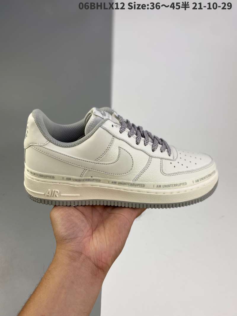 undefeated af1 white