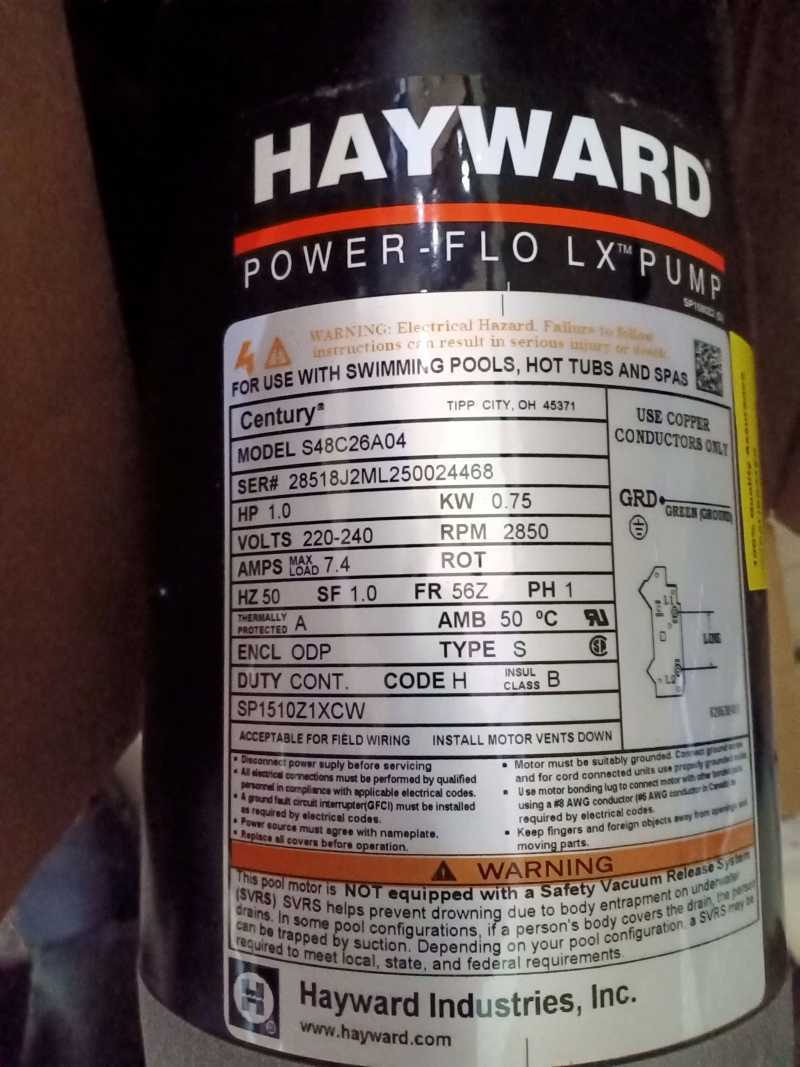 Jual pompa kolam renang 1 hp hayward powerflo di Seller ...