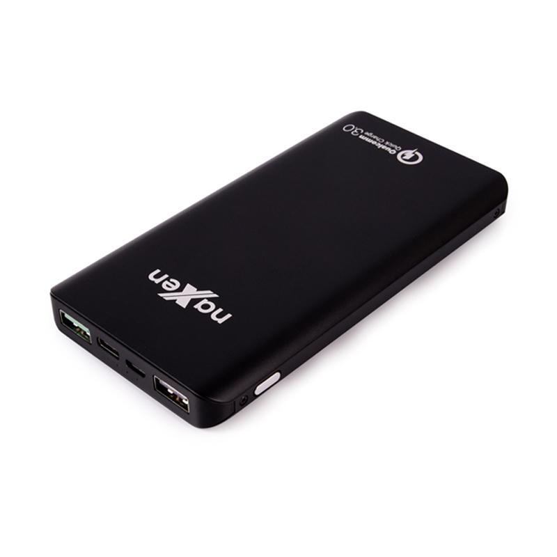 Jual Naxen Nxq 2 Slim Full Metal Dual Usb Port Powerbank For Tablet Or Smartphone Android Or Ios 10000mah 18w Quick Charger 3 0 Qualcomm Online November 2020 Blibli