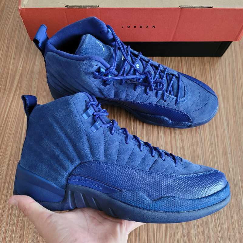 Retro 12 royal blue and black cheap