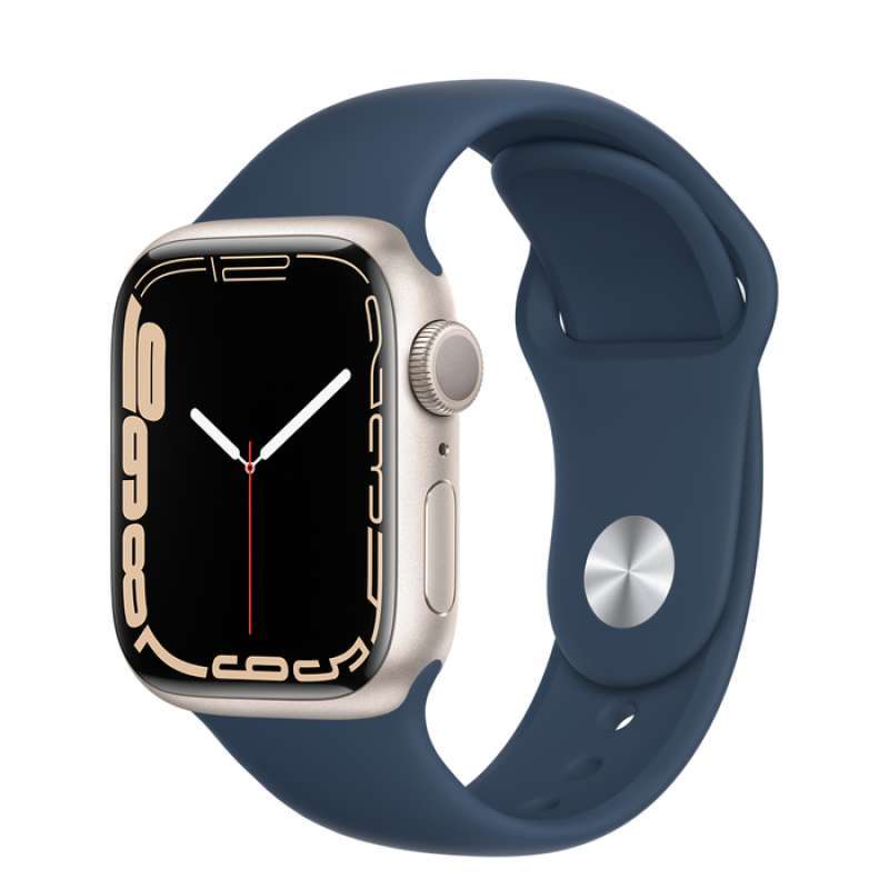 Jual Apple Watch Series 7 GPS, 45mm - Regular - Blue Aluminium Case With  Abyss Blue Sport Band di Seller Blibli.com - Kota Jakarta Barat, DKI  Jakarta | Blibli