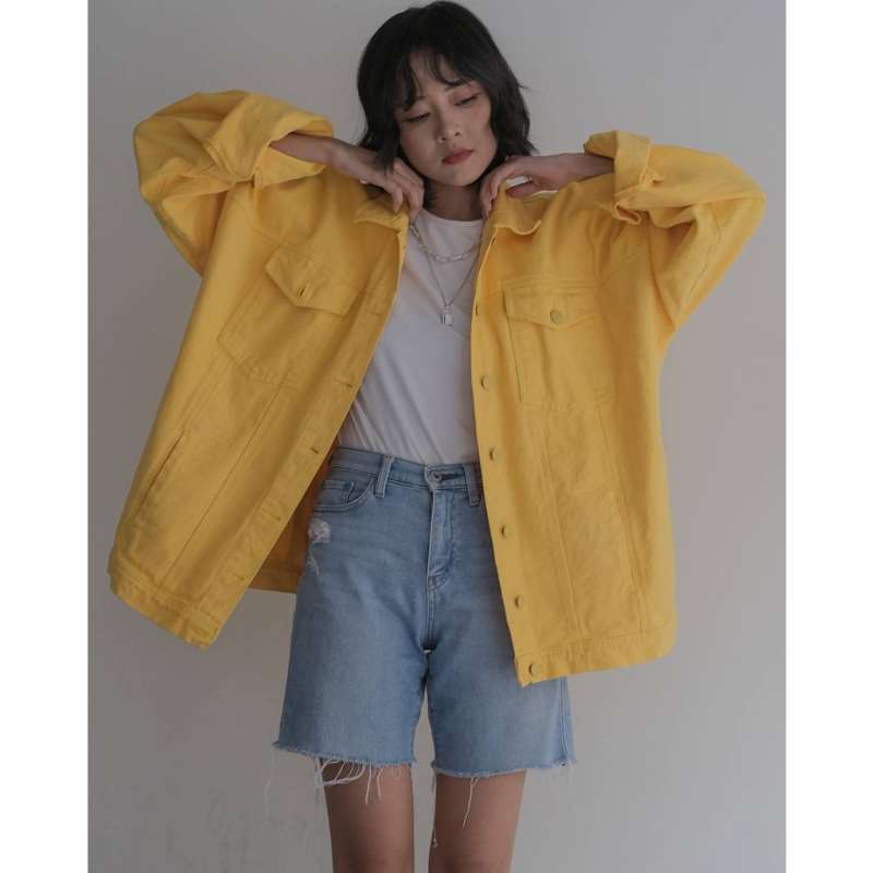 coloured denim