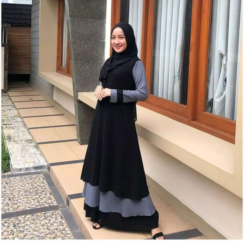 Promo Dress Gamis Dewasa maxy Outfit Muslimah Gamis Hijab
