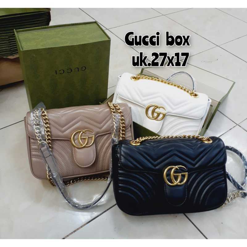 Jual TAS WANITA PREMIUM GUCCI MARMONT SIZE 27 di Seller Heybayy