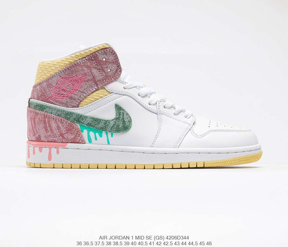 Jual Original men women shoes NIKE AIR JORDAN 1 Mid GS mid top ice cream  NIKE AIR JORDAN AJ1 NIKE AIR JORDAN generation 1 NIKE AIR JORDAN AJ1 NIKE  AIR - 39