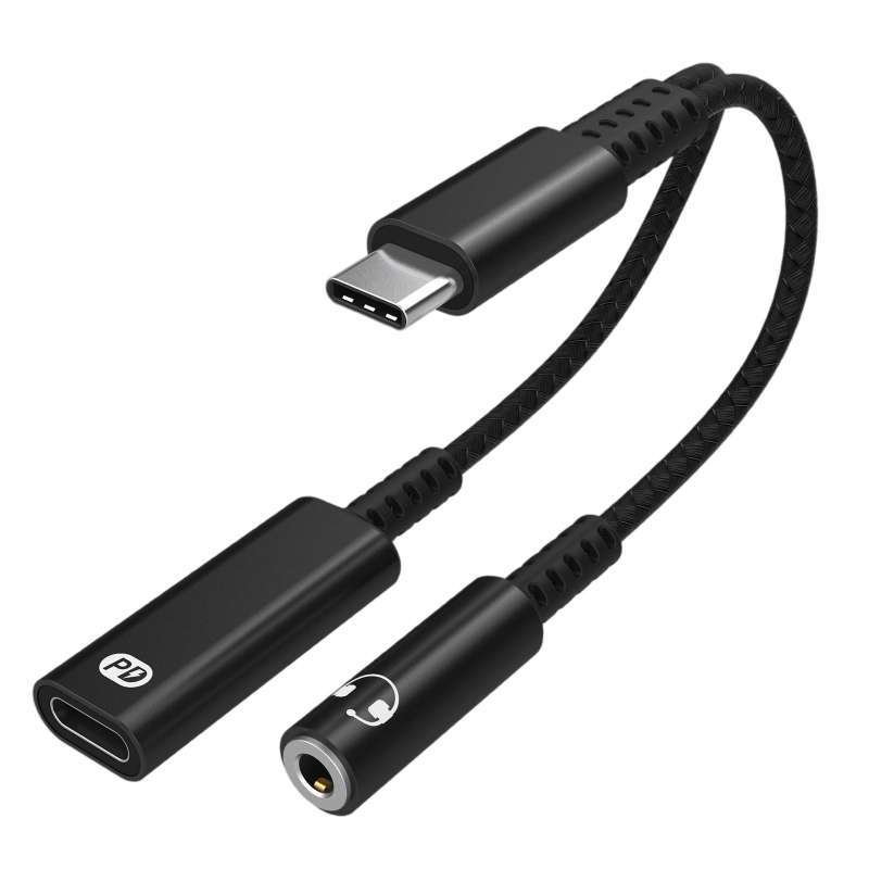 Promo USB Type C Headset Adapter USB C 