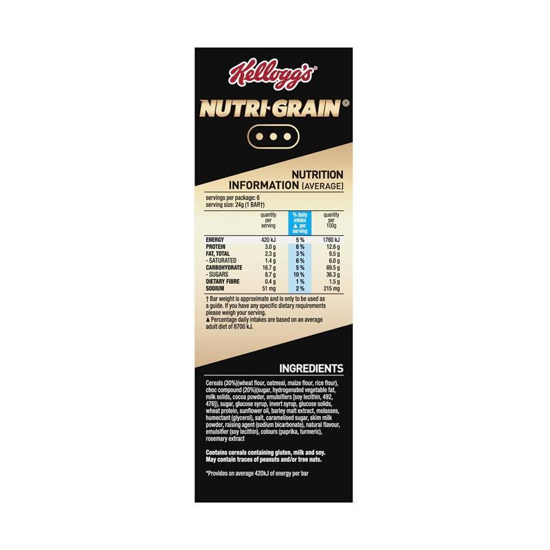 Jual KELLOGG'S Nutri-Grain Bar Original Snack [6 Pack] di ...