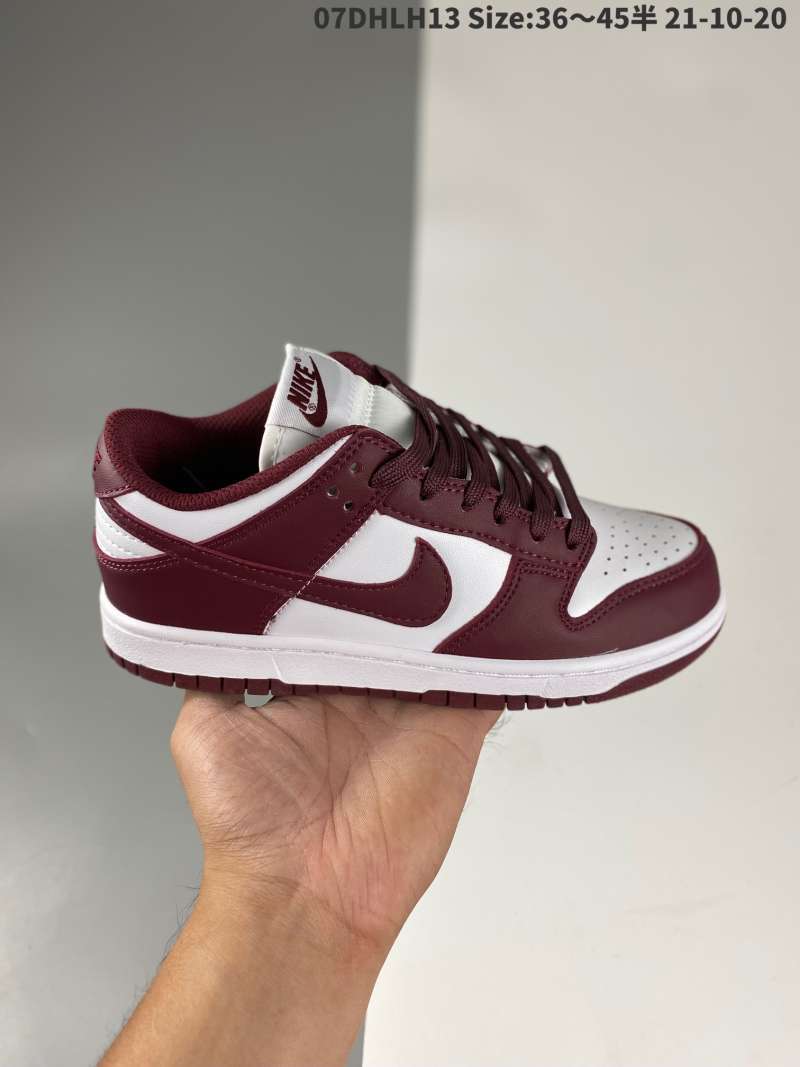 burgundy dunks