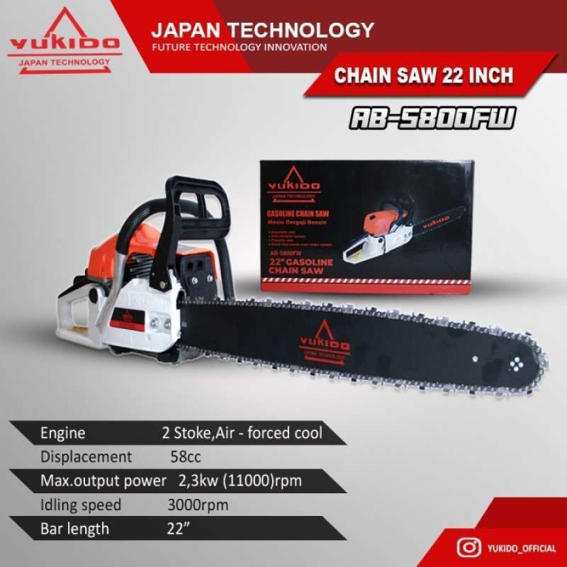 Chainsaw mini best sale bensin