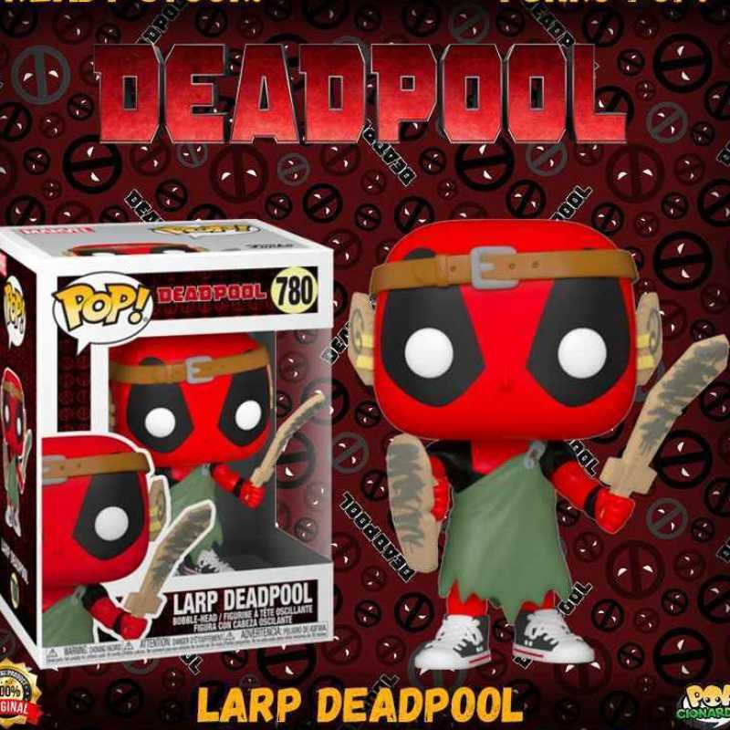 Marvel Deadpool 30th LARP Deadpool Funko Pop 