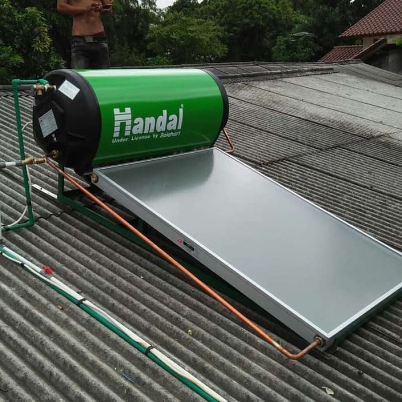 Promo HANDAL Solar Water Heater 151 Green/ Pemanas Air Tenaga Matahari  Kapasitas 150 Liter Diskon 18% di Seller Handal Water Heater ShopOnline -  Grand Cibubur Country Ruko Food Plaza Blok RFP 6 No. 10 | Blibli