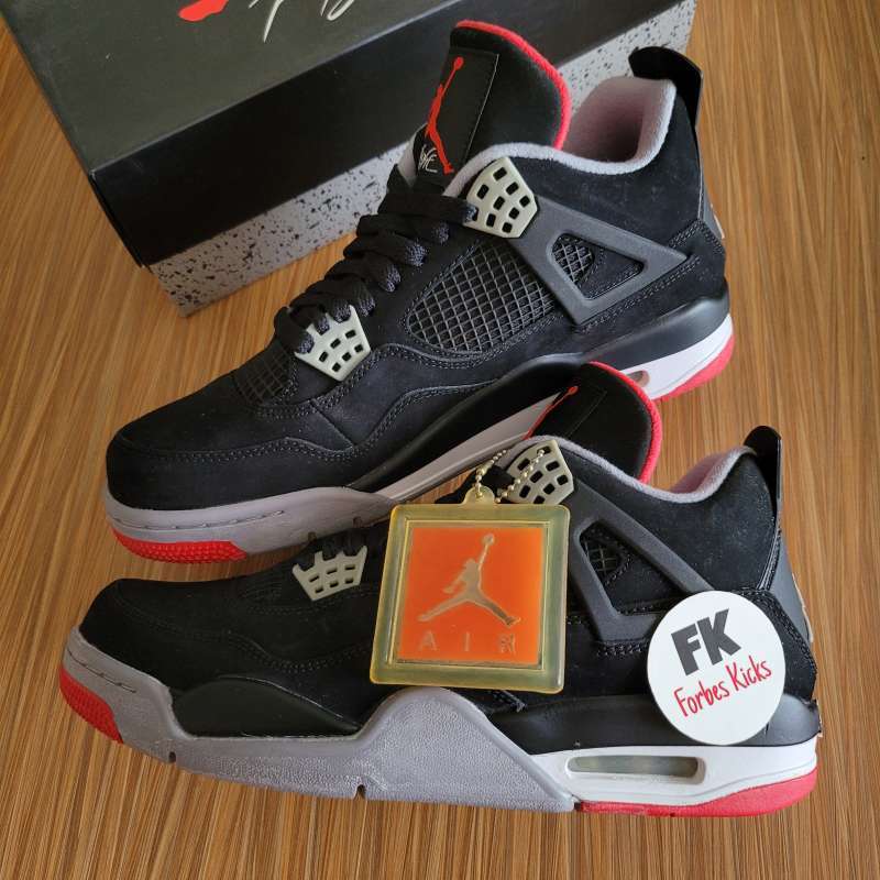 Air jordan 4 bred on sale harga
