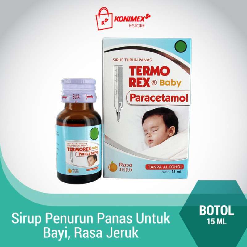 Jual Termorex Baby Sirup Obat Penurun Panas Dosis Bayi di ...
