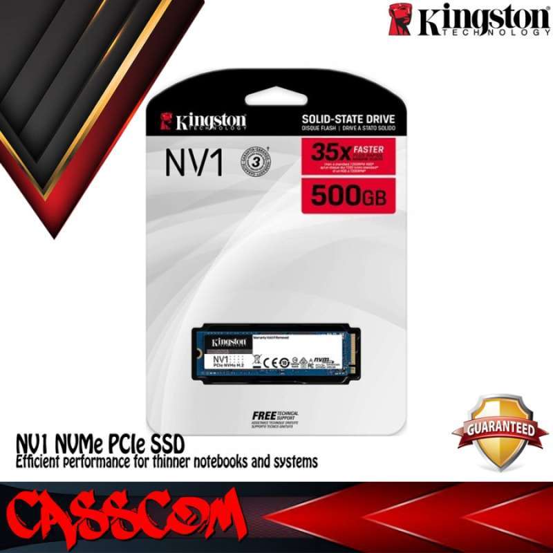 Kingston SSD NV1 Pcie Gen3 Nvme 500GB M2 500 GB