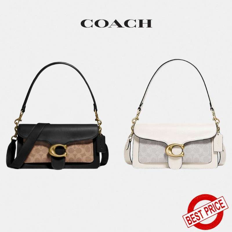Jual Coach Tabby 26 Signature Canvas in white