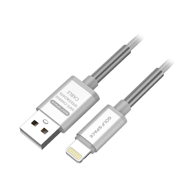 Jual Golf Space Gc40i Kevlar Usb Cable For Iphone X 8 7 6s Plus 2 4a Fast Charger Online November 2020 Blibli Com