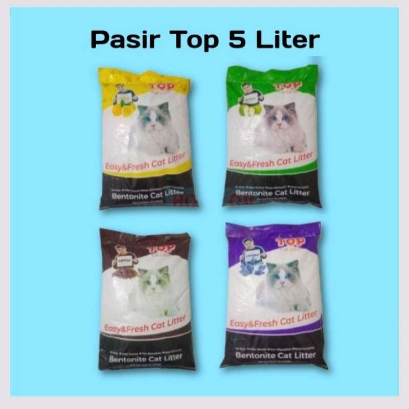 Promo Cat Litter Top Gumpal Wangi Pasir Kucing [5 L] Diskon 10% Di