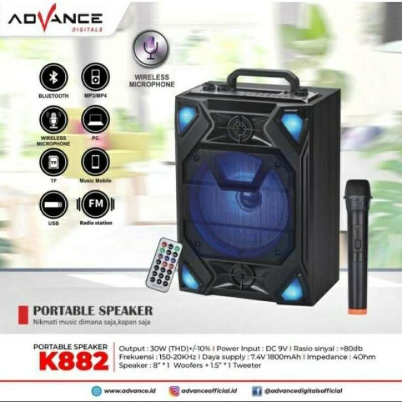 Speaker advance 8 inch on sale