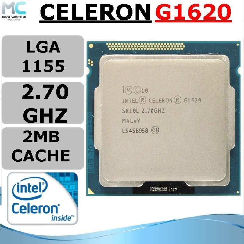 Jual Processor Intel LGA 1155 Celeron G1620 2.70 Ghz di Seller