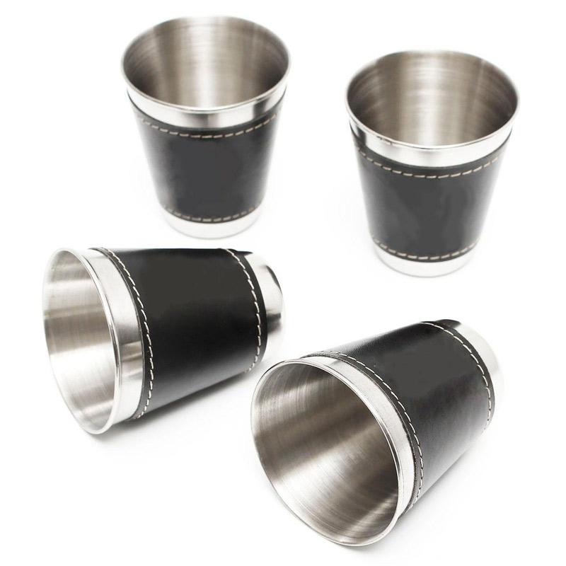 Jual Cccp Folding Portable Stainless Steel Drink Travel Cup 75 Ml 4 Pcs Set Online November 2020 Blibli Com