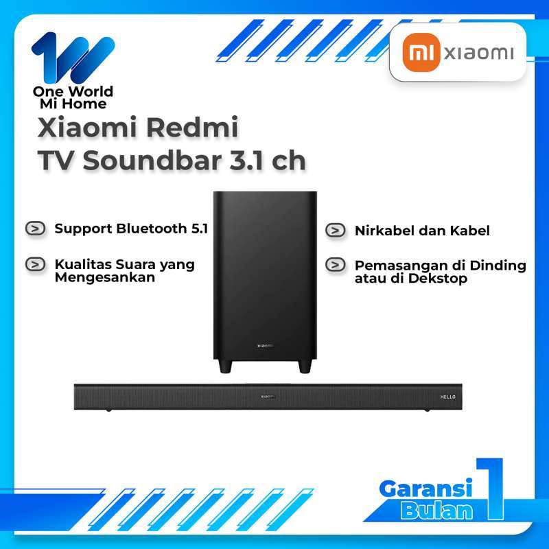 Promo Mi Soundbar 3.1ch Dolby Audio DTS 