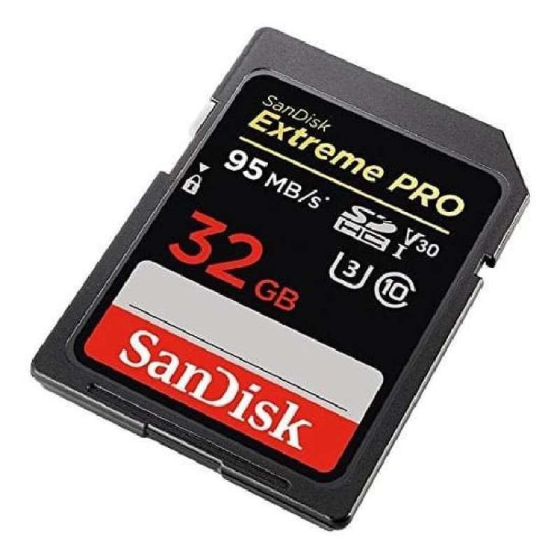 Sandisk SD CARD Extreme PRO 32GB 95Mb/s Memory Sandisk SDCARD 32 GB