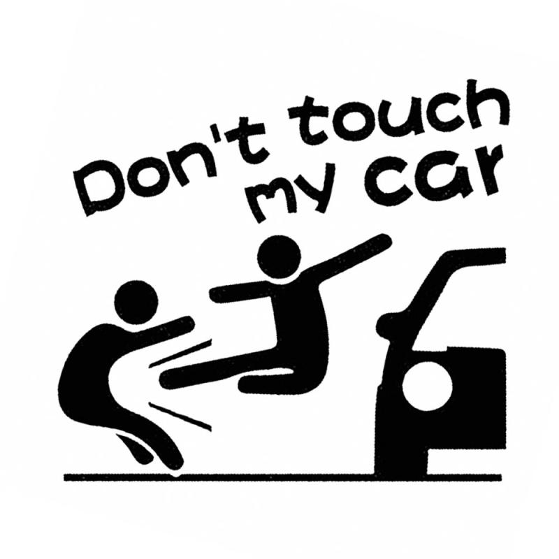 Jual Bluelans 6 Creative Funny Dont Touch My Car Vehicle