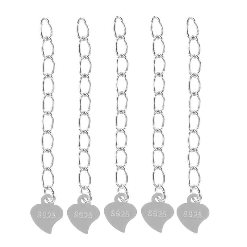 925 Sterling Silver Extender Chain 