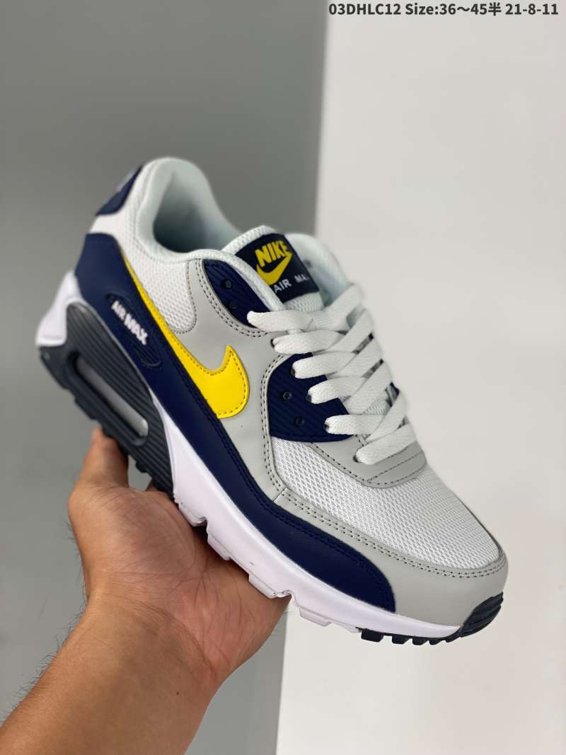 white blue and yellow air max 90