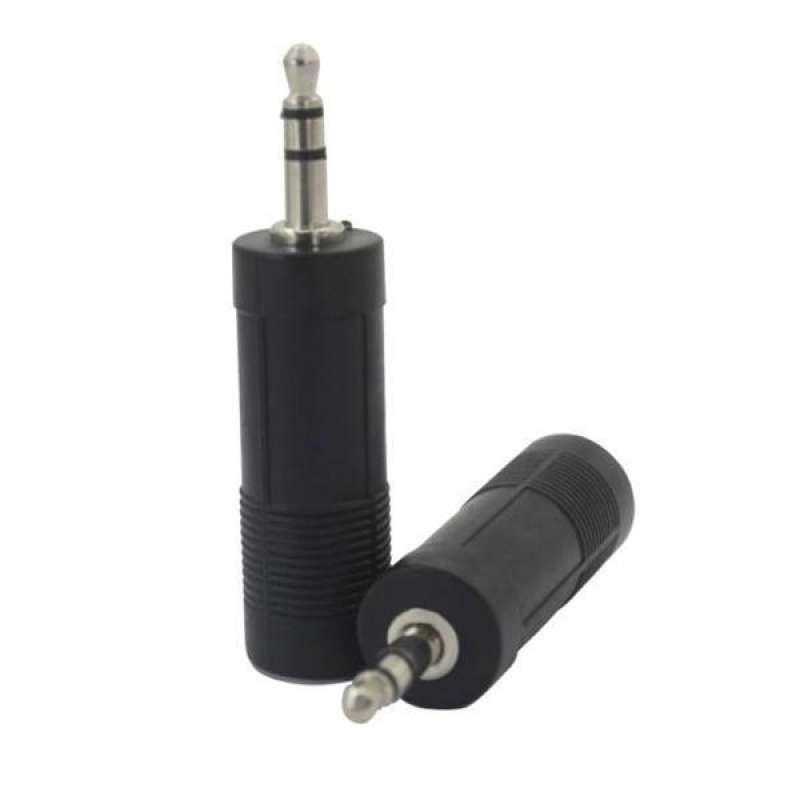 Promo 3x2 Pcs 3.5mm to 6.5mm Audio Jack 