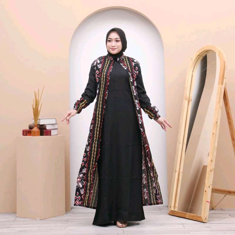 Dress songket shop muslimah