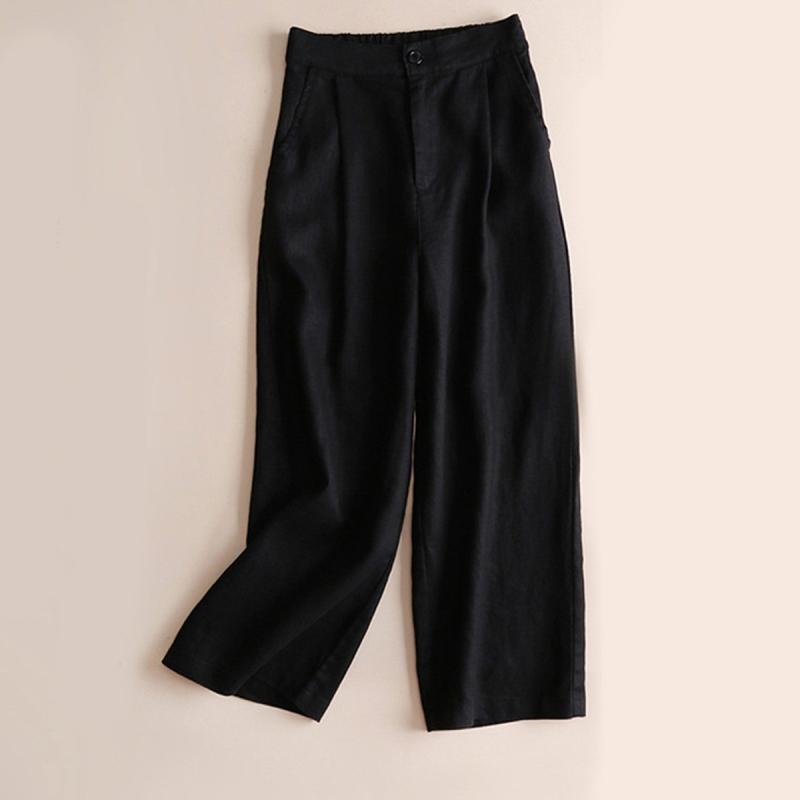 Jual EDS Womens Linen Casual Elastic 