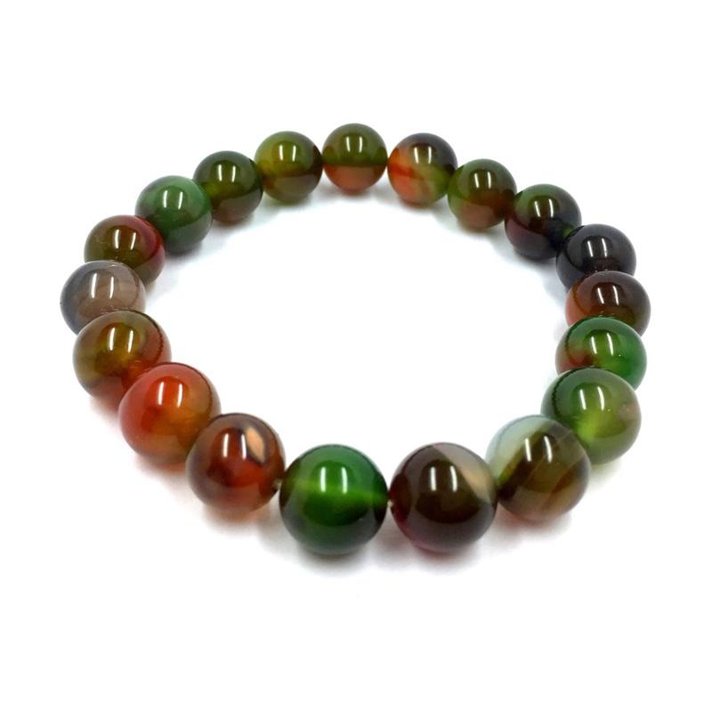 Jual Lapak Musiman Batu Akik Edong Panca Warna Asli Natural Gelang