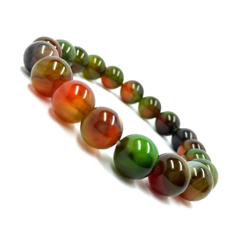 Jual Lapak Musiman Batu Akik Edong Panca Warna Asli Natural Gelang