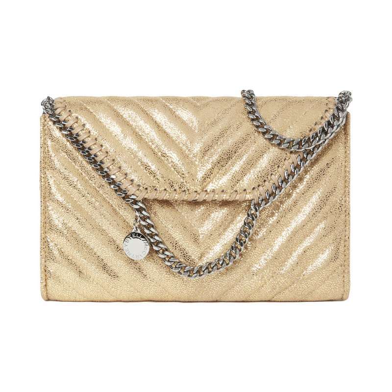 Promo Stella Mccartney Falabella Mini Shoulder Bag Shiny Gold di Seller  voila.id Official Store - Kota Surabaya, Jawa Timur | Blibli
