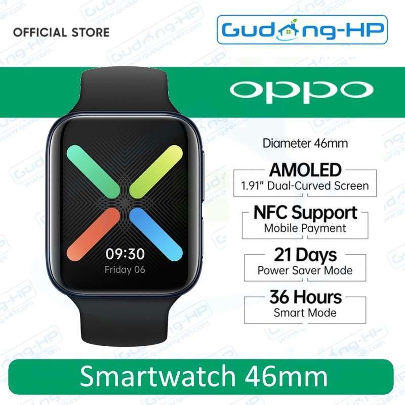Jual OPPO WATCH 46mm Wi-Fi or LTE 