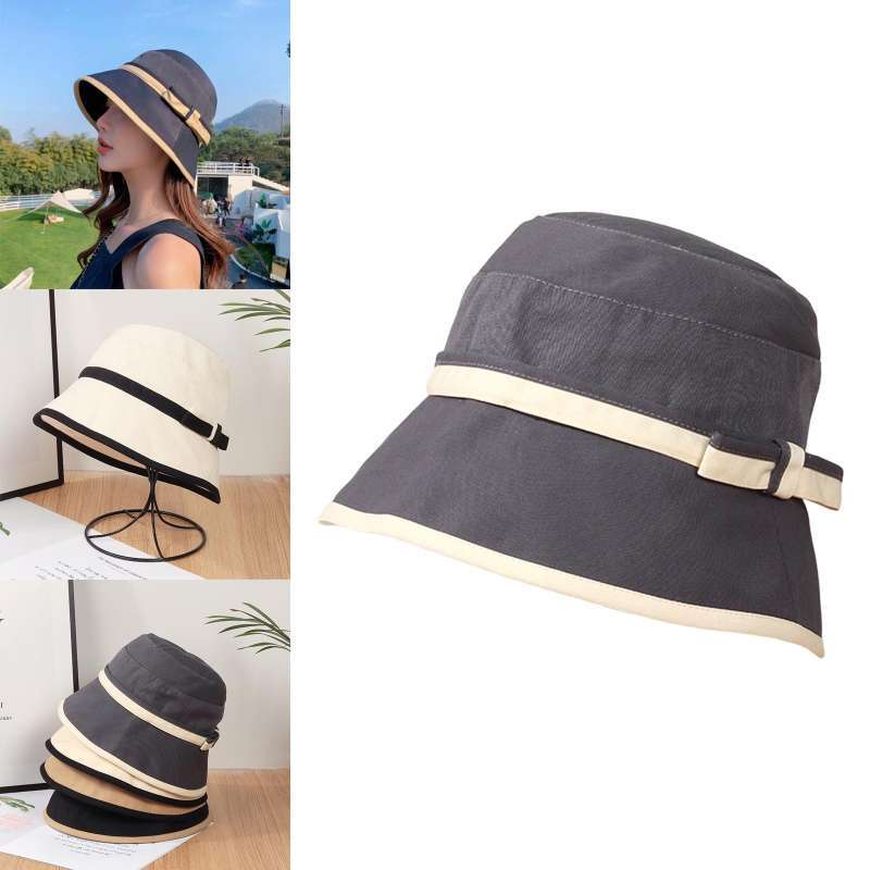 Promo Women Bucket Hat Ladies Cotton 