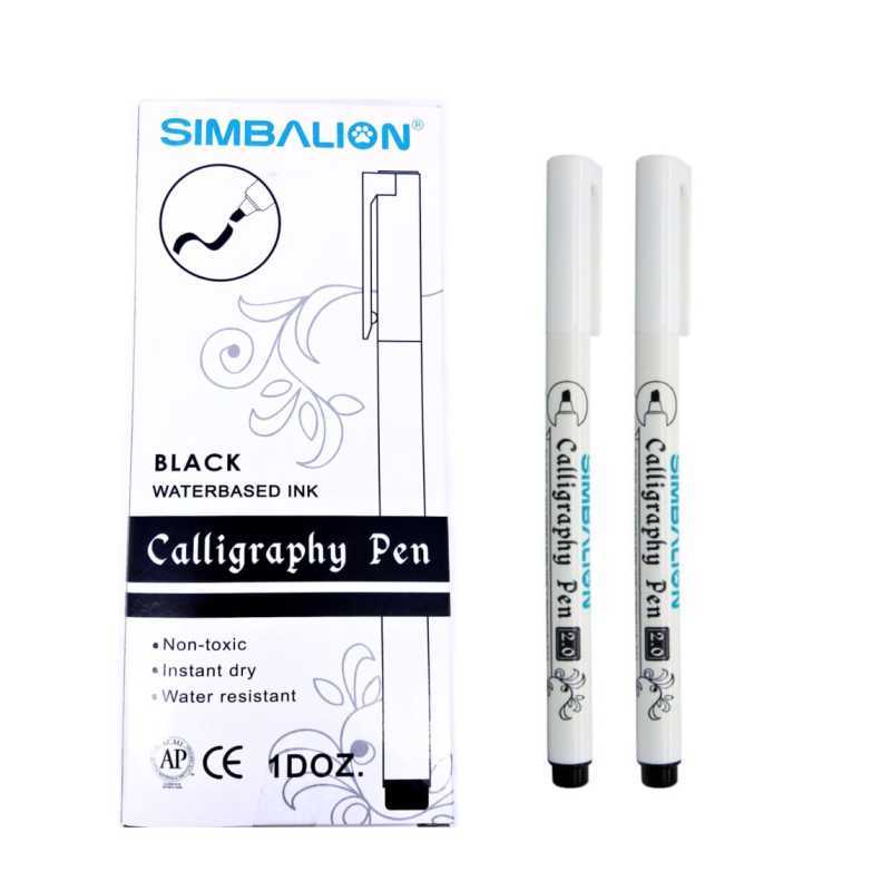Promo Simbalion Pulpen Kaligrafi Calligraphy Pen (1 Lusin