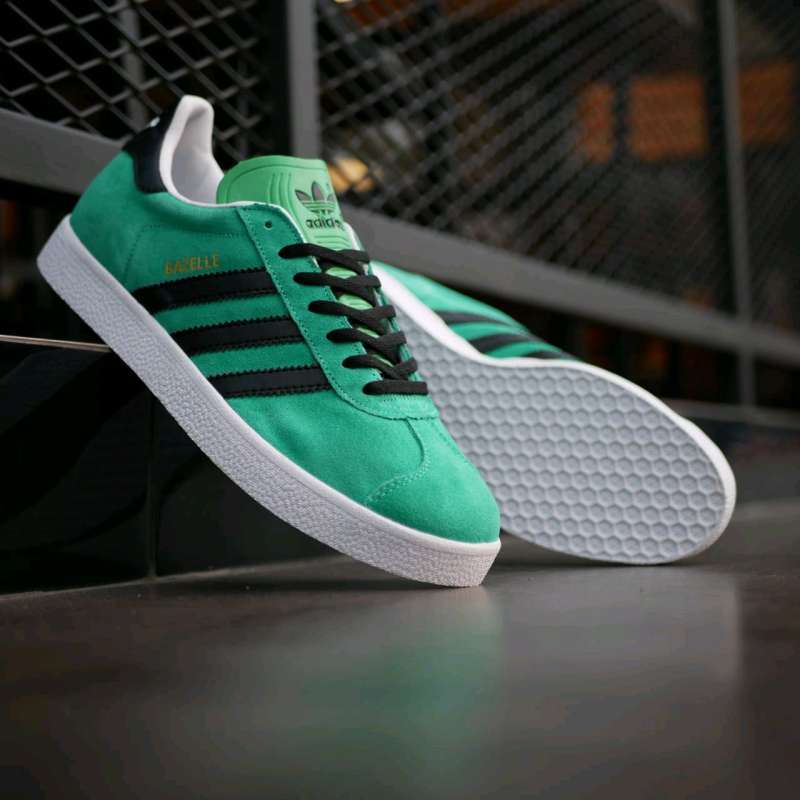 ADIDAS GAZELLE GREEN WHITE ORIGINAL 