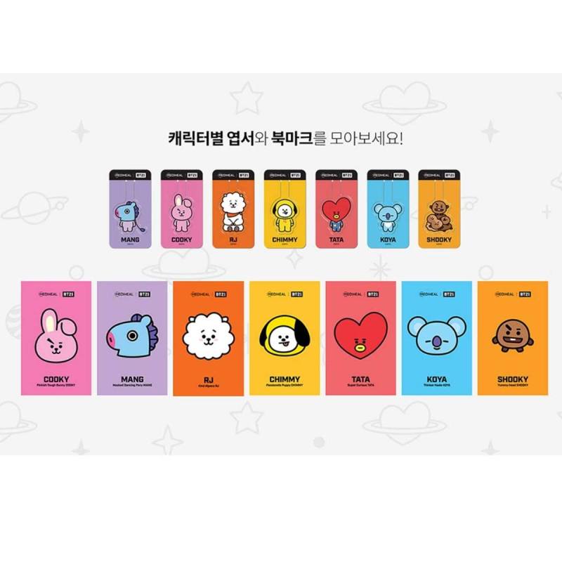 Download Jual Bundling Set Mediheal Bt21 Postcard Bookmark All Variant 1pc Not Face Point Mask Online November 2020 Blibli Com Yellowimages Mockups