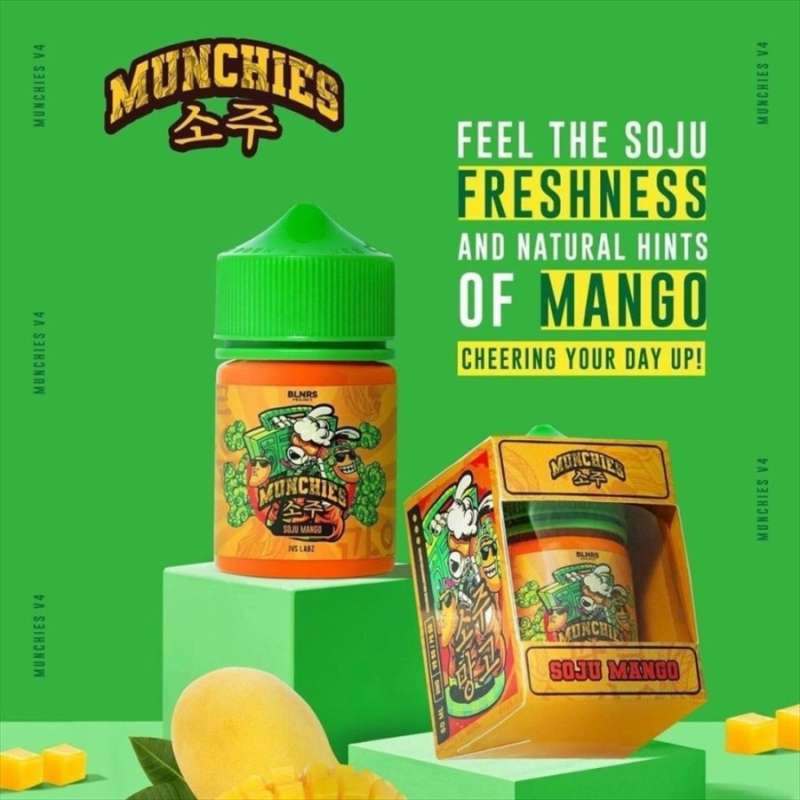 Promo Munchies V4 So*u Mango 3mg 60ml Jvs Liquid Vape Munchis Mangga Ice  Vapor Cukai Diskon 12% Di Seller Activapor - Kalideres, Kota Jakarta Barat  | Blibli