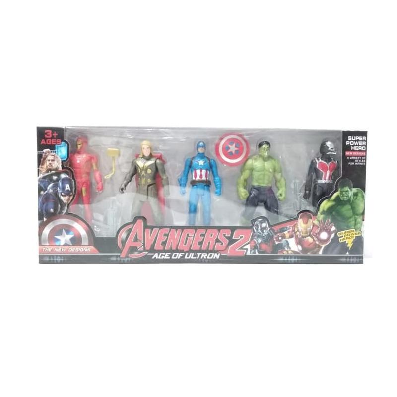 Jual Avengers 2 Mainan Anak Laki Laki 1 Set Isi 5 Online Agustus