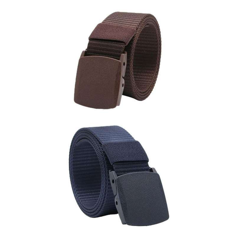 Men Women Nylon Webbing Belt Work 