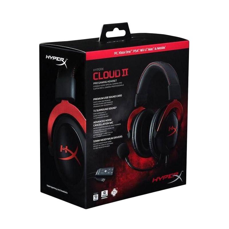 Jual Hyperx Cloud Ii Pro Gaming Headset Red Online Oktober 2020 Blibli Com