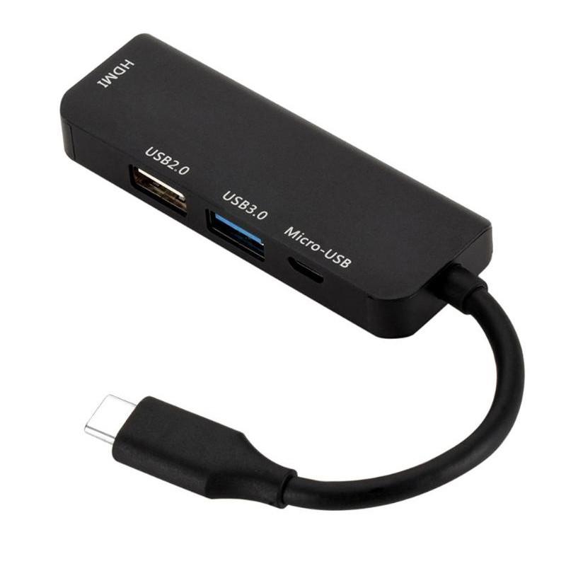 Jual Iit Usb C Hub Type C Adaper To Usb 2 0 Usb 3 0 Hdmi Micro Usb For Pc Cell Phone Online Oktober 2020 Blibli Com