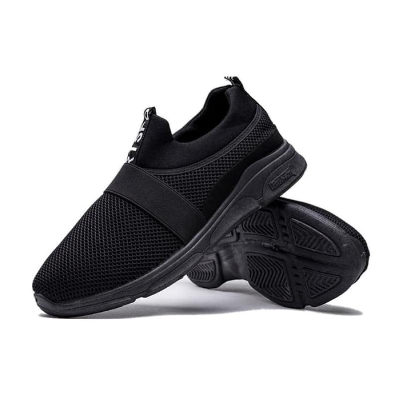Jual Upper Light Men N1 Running Shoes Import Sepatu Olahraga Pria Import Sepatu Lari Jogging Sepatu Sneakers Pria Full Hitam Online Oktober 2020 Blibli Com