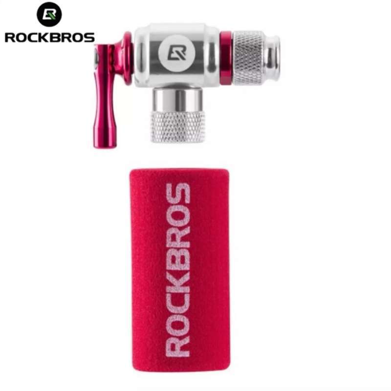 Jual Rockbros Pompa Sepeda Inflator Sleeve, Air Bike Pump Slam-co2