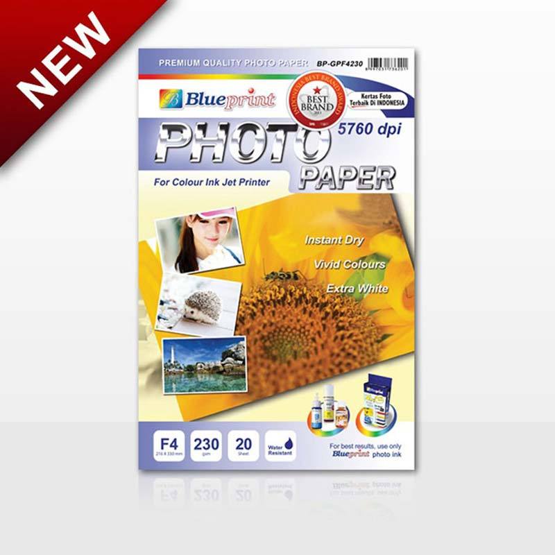 Jual Blueprint Bp Gpf4230 Photo Paper F4 230gsm Kertas Foto Murah Maret 2020 Blibli Com